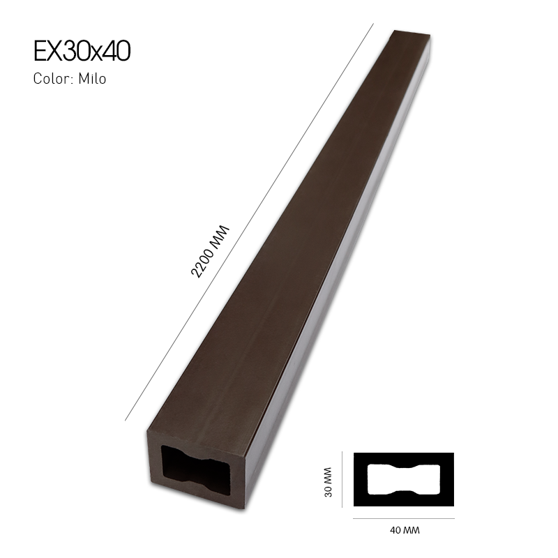 Gỗ Nhựa EXWood EX30x40 Milo