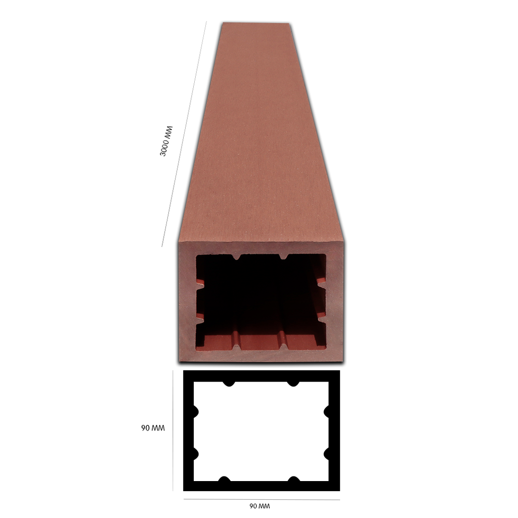 Gỗ Nhựa EXWood EX90x90 Cedar