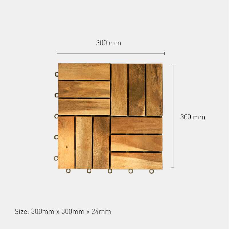 Vỉ Gỗ Tràm Bông Vàng 12-Yellow