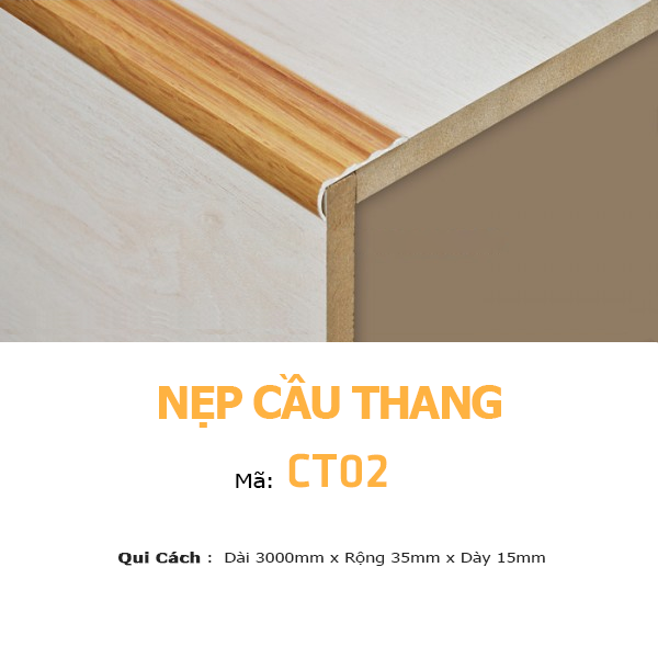 Nẹp nhôm cầu thang CT02