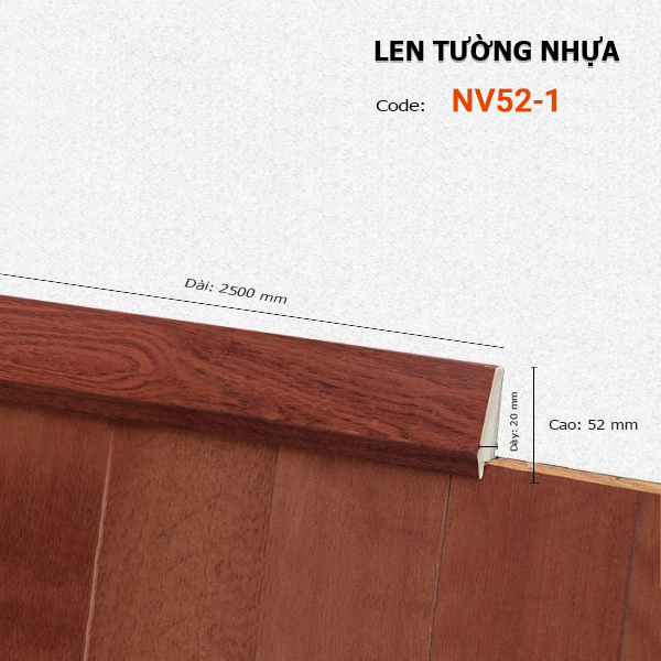 Len Tường nhựa NV52-1