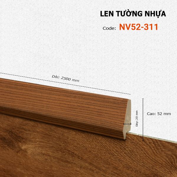 Len Tường nhựa NV52-311