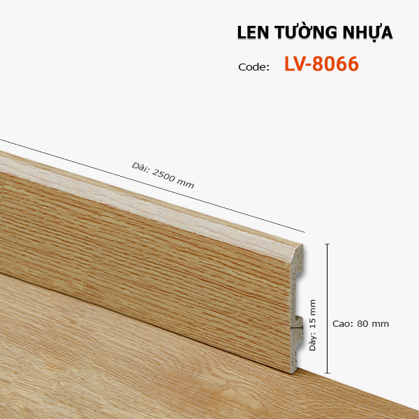 Len Tường nhựa LV-8066