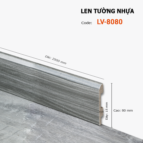 Len Tường nhựa LV-8080