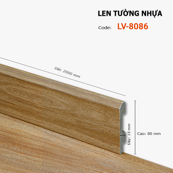 Len Tường nhựa LV-8086