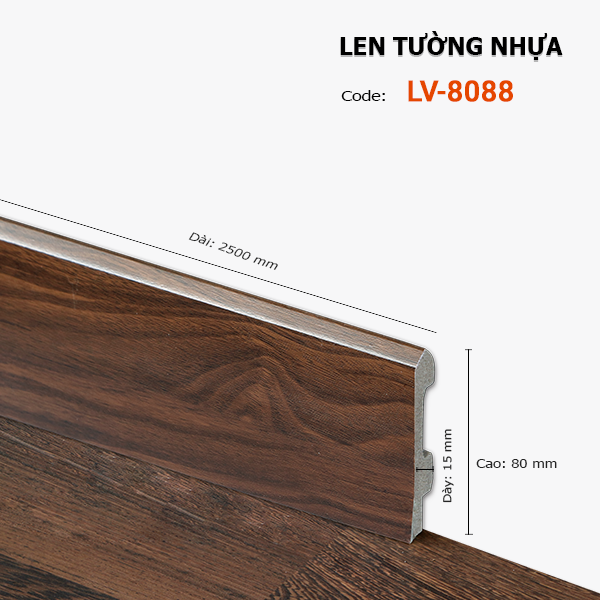 Len Tường nhựa LV-8088