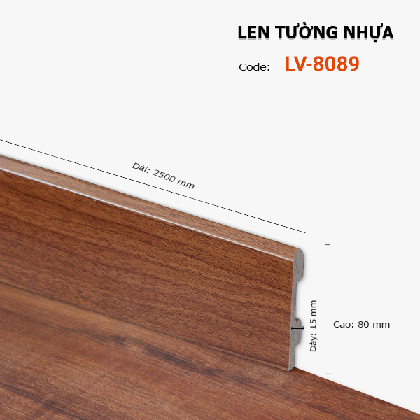 Len Tường nhựa LV-8089