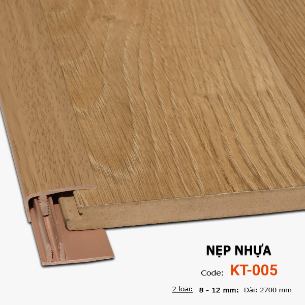 Nẹp nhựa kết thúc KT-005 - 8MM